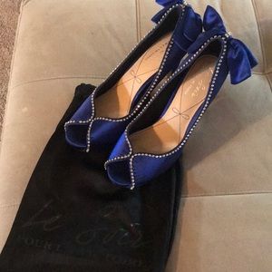 Beautiful blue high heels